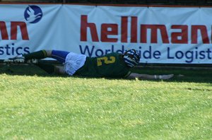 Dominic Bower dives in for a good try to Farrer - Arrive alive Cup - Endeavour Vs Farrer (Photo : ourfooty media)