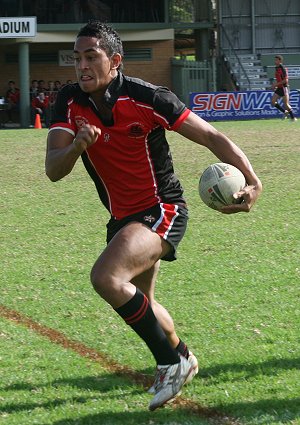 Kane Morgan is off - University Shield Westfields Vs Endeavour (Photo's : ourfooty media)