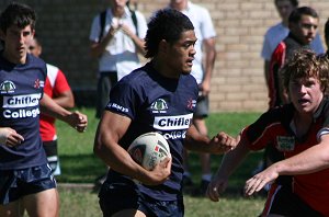 Endeavour SHS v Chilfey College, NSW CHS St. Marys Cup action (Photo's : ourfootymedia)