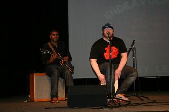 Undervoi - K really turned it on at the Endeavour Presentation night at the CBC (Photo : OurFootyMedia) 