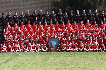 Endeavour SHS rugby league family (Photo : steve monty OurFootyMedia) 
