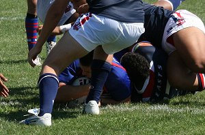 Roosters v Knights, rnd 2 SG Ball action (Photo's : ourfootymedia)