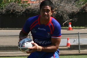 Roosters v Knights, rnd 2 SG Ball action (Photo's : ourfootymedia)