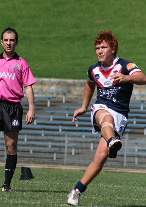 Roosters v Knights, rnd 2 SG Ball action (Photo's : ourfootymedia)