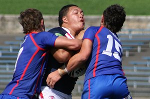 Roosters v Knights, rnd 2 SG Ball action (Photo's : ourfootymedia)