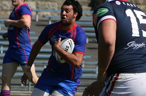 Roosters v Knights, rnd 2 SG Ball action (Photo's : ourfootymedia)