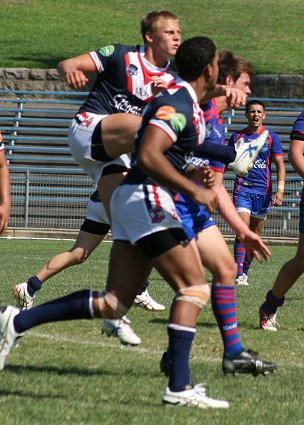 Roosters v Knights, rnd 2 SG Ball action (Photo's : ourfootymedia)