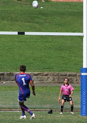 Roosters v Knights, rnd 2 SG Ball action (Photo's : ourfootymedia)