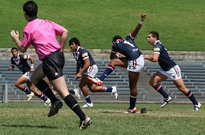 Rooster v Knights, rnd 2 SG Ball action (Photo's : ourfootymedia)