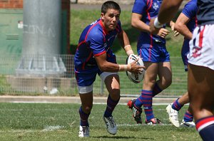 Rooster v Knights, rnd 2 SG Ball action (Photo's : ourfootymedia)