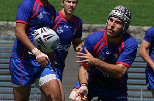 Rooster v Knights, rnd 2 SG Ball action (Photo's : ourfootymedia)