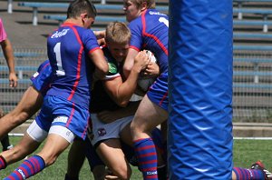 Rooster v Knights, rnd 2 SG Ball action (Photo's : ourfootymedia)
