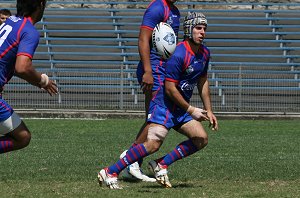 Rooster v Knights, rnd 2 SG Ball action (Photo's : ourfootymedia)