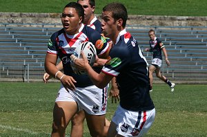 Rooster v Knights, rnd 2 SG Ball action (Photo's : ourfootymedia)