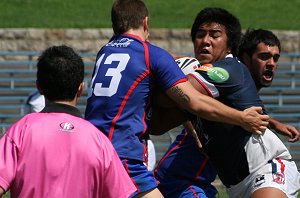 Rooster v Knights, rnd 2 SG Ball action (Photo's : ourfootymedia)