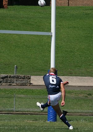 Rooster v Knights, rnd 2 SG Ball action (Photo's : ourfootymedia)