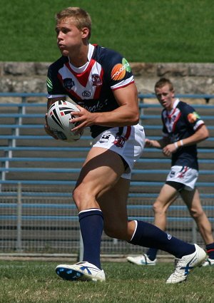 Roosters v Knights, rnd 2 SG Ball action (Photo's : ourfootymedia)
