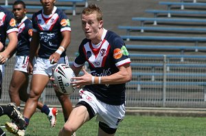 Roosters v Knights, rnd 2 SG Ball action (Photo's : ourfootymedia)