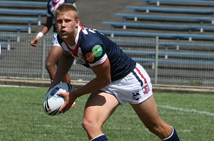 Roosters v Knights, rnd 2 SG Ball action (Photo's : ourfootymedia)