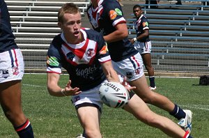 Roosters v Knights, rnd 2 SG Ball action (Photo's : ourfootymedia)