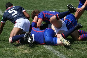 Roosters v Knights, rnd 2 SG Ball action (Photo's : ourfootymedia)