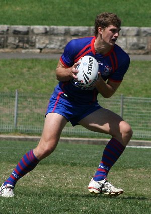 Roosters v Knights, rnd 2 SG Ball action (Photo's : ourfootymedia)
