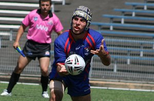Roosters v Knights, rnd 2 SG Ball action (Photo's : ourfootymedia)