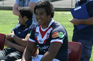 Roosters v Knights, rnd 2 SG Ball action (Photo's : ourfootymedia)