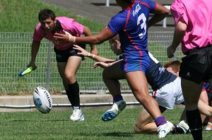 Roosters v Knights, rnd 2 SG Ball action (Photo's : ourfootymedia)