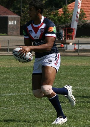 Roosters v Knights, rnd 2 SG Ball action (Photo's : ourfootymedia)