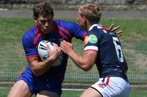 Roosters v Knights, rnd 2 SG Ball action (Photo's : ourfootymedia)