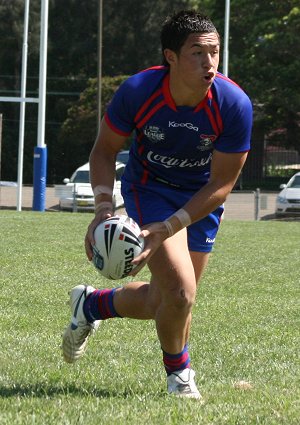 Roosters v Knights, rnd 2 SG Ball action (Photo's : ourfootymedia)