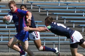 Roosters v Knights, rnd 2 SG Ball action (Photo's : ourfootymedia)