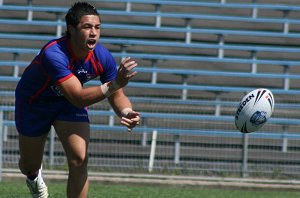 Roosters v Knights, rnd 2 SG Ball action (Photo's : ourfootymedia)