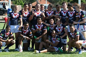 SYDNEY ROOSTERS SG Ball side - Roosters v Knights, rnd 2 SG Ball action (Photo's : ourfootymedia)