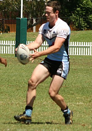 Sam Clune - Cronulla SHARKS v WA reds SG Ball action (Photo's : ourfootymedia)