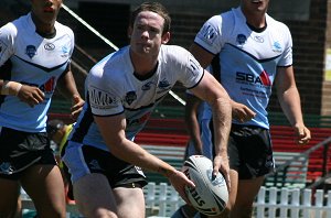 Cronulla SHARKS v WA reds SG Ball action (Photo's : ourfootymedia)