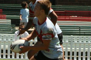 Adam Quinlan - Cronulla SHARKS v WA reds SG Ball action (Photo's : ourfootymedia)