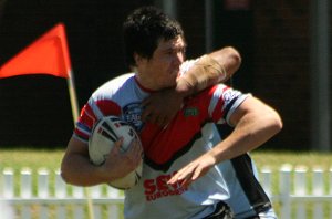 Cronulla SHARKS v WA Reds SG Ball action (Photo's : ourfootymedia)