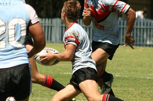 Cronulla SHARKS v WA Reds SG Ball action (Photo's : ourfootymedia)