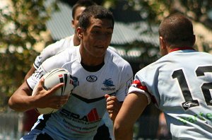 Rea PITTMAN - Cronulla SHARKS v WA Reds SG Ball action (Photo's : ourfootymedia)