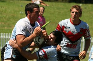 Cronulla SHARKS v WA Reds SG Ball action (Photo's : ourfootymedia)