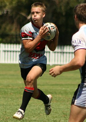 Cronulla SHARKS v WA Reds SG Ball action (Photo's : ourfootymedia)