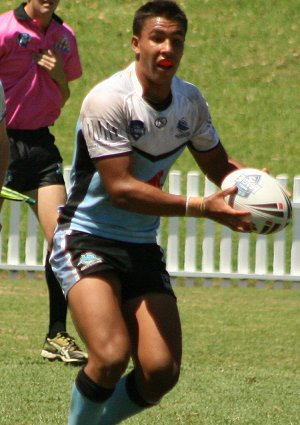 Michael Lichaa - Cronulla SHARKS v WA Reds SG Ball action (Photo's : ourfootymedia)