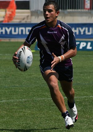 Adam Milgate - Melbourne Storm v Cronulla SHARKS rnd 4 SG Ball action (Photo's : ourfootymedia)