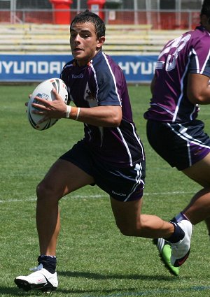 Adam Milgate - Melbourne Storm v Cronulla SHARKS rnd 4 SG Ball action (Photo's : ourfootymedia)