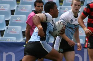 Cronulla SHARKS v Nth Sydney BEARS SG Ball rnd5 action (Photo's : ourfootymedia)