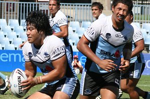 Cronulla SHARKS v Illawarra STEELERS SG Ball rnd 6 ACTION (Photo's : ourfootymedia)