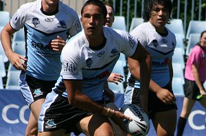 Cronulla SHARKS v Illawarra STEELERS SG Ball rnd 6 ACTION (Photo's : ourfootymedia)