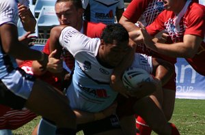 Cronulla SHARKS v Illawarra STEELERS SG Ball rnd 6 ACTION (Photo's : ourfootymedia)